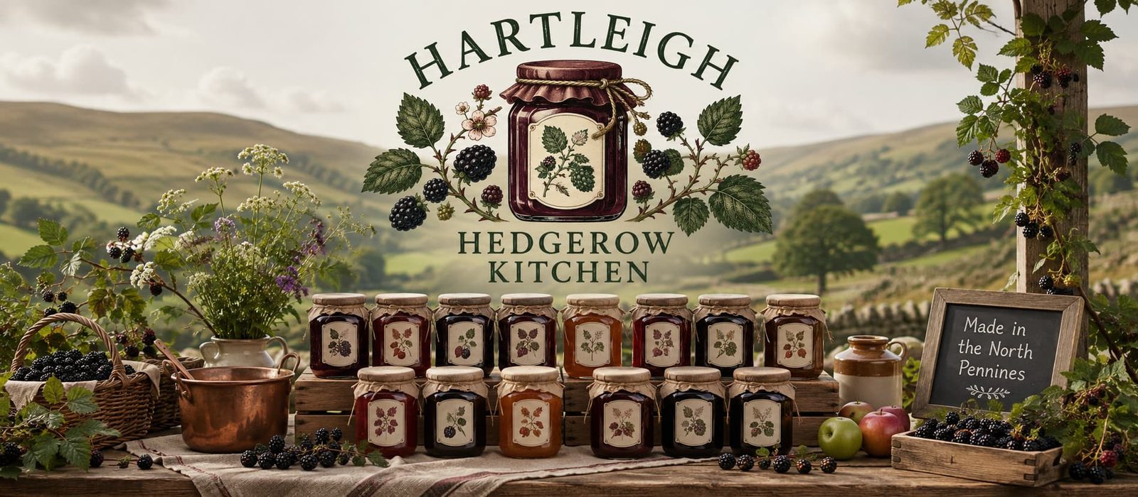 Hartleigh Hedgerow Kitchen market stall
